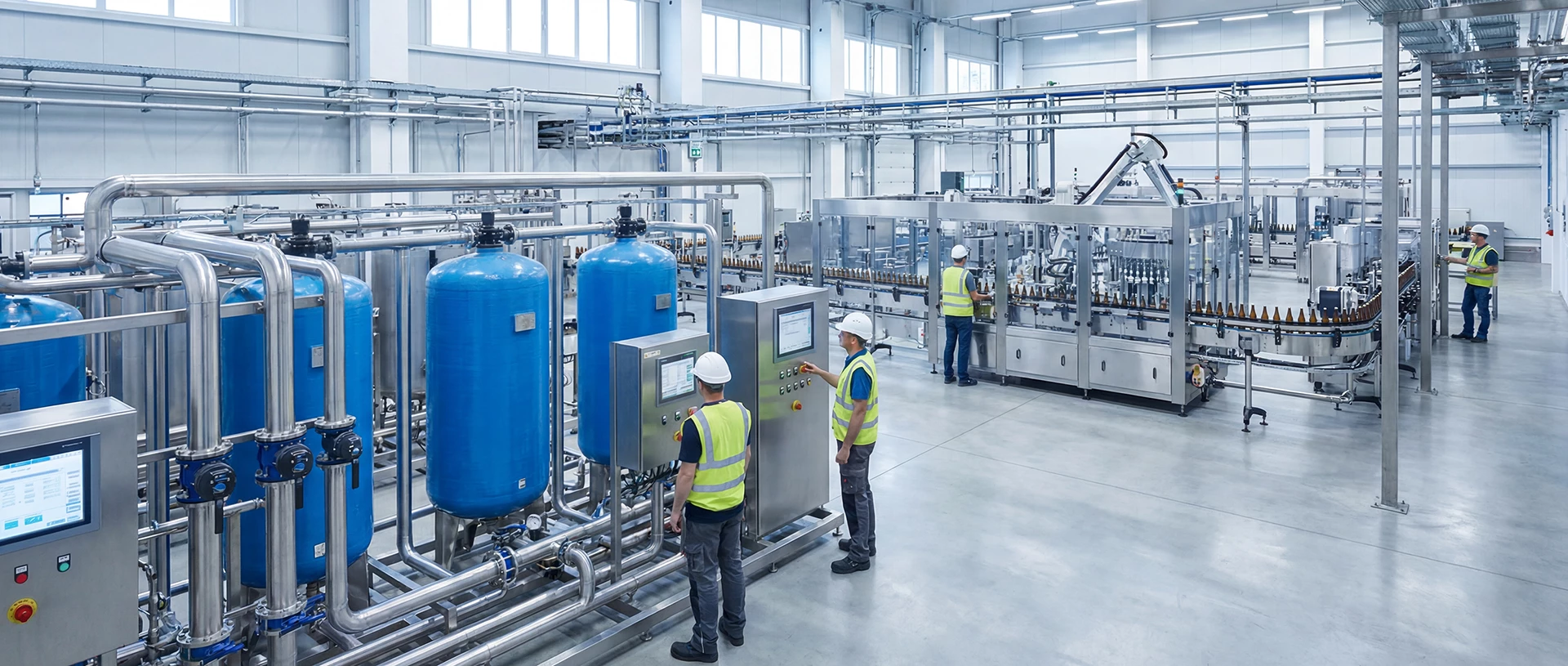 From Water Treatment <span>To Finished Packaging</span>