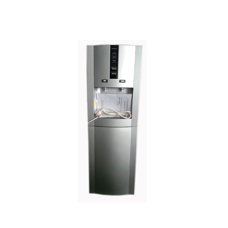 Silver Color Compressor Cooling RO Purified Water Cooler