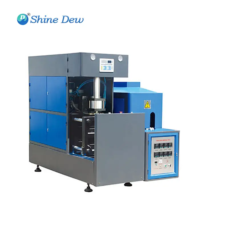 Semi-Automatic 4-Cavity PET Blow Molding Machine | 1500-2000 BPH | 1.5L Capacity
