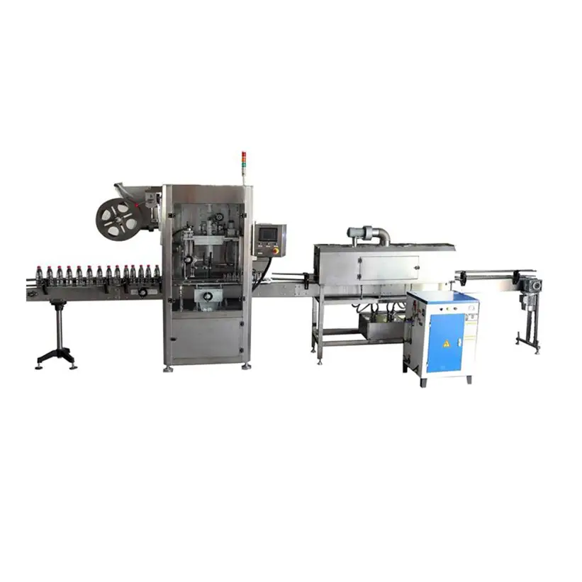 500ml Automatic Sleeve Shrink Bottle Labeling Machine for PET Bottles Packaging