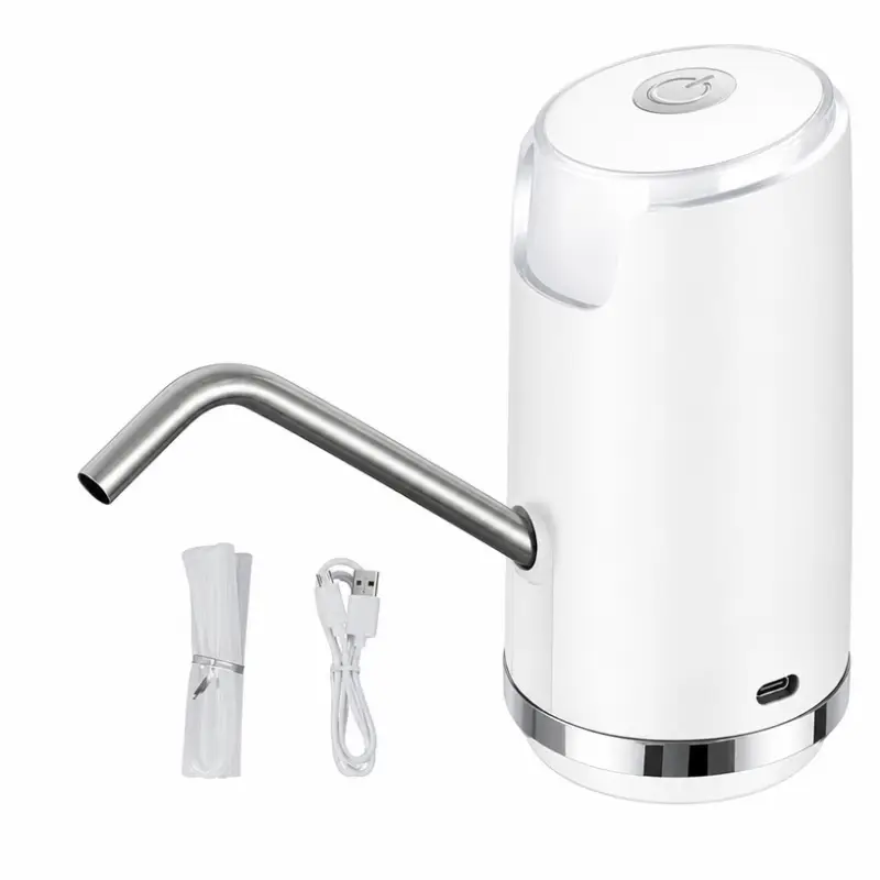 Smart Water Pump – Type-C Rechargeable | One-Touch Dispenser | Universal Fit